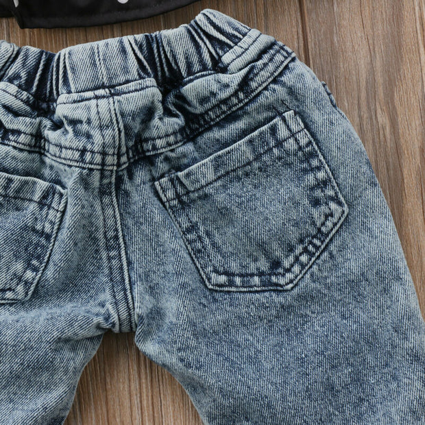 Distressed Ripped Denim Jeans 6M-5T BABY VIBES & CO.