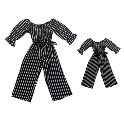 Mother & Daughter Striped Jumpsuit - BABY VIBES & CO.