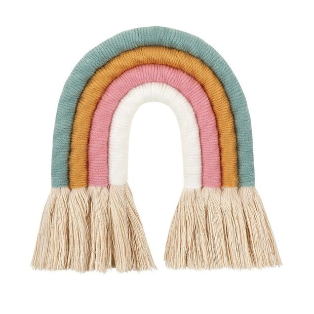 Macrame Rainbow Decorative Wall Hanging BABY VIBES & CO.