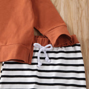 Boys Striped Pants & Long Sleeve Top Set BABY VIBES & CO.