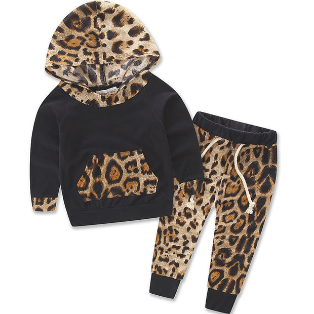 Cheetah Print 2 Piece Set 6-24M BABY VIBES & CO.