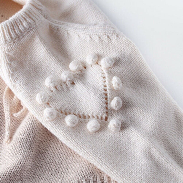 LOVE IS MADE OF A WOOL BODYSUIT BABY VIBES & CO.