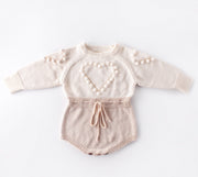 LOVE IS MADE OF A WOOL BODYSUIT BABY VIBES & CO.