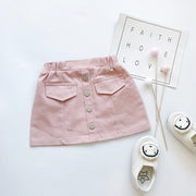 Girls Denim Jacket & Skirt Set BABY VIBES & CO.