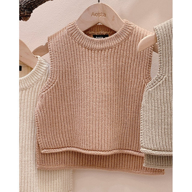 Sleeveless Ribbed Cropped Tanks 9M-3T BABY VIBES & CO.