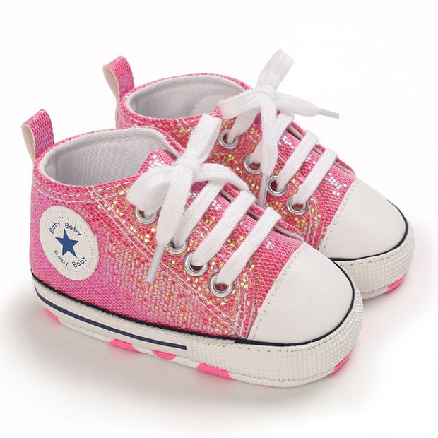 SHINEY CONVERSE INSPIRED KICKS BABY VIBES & CO.