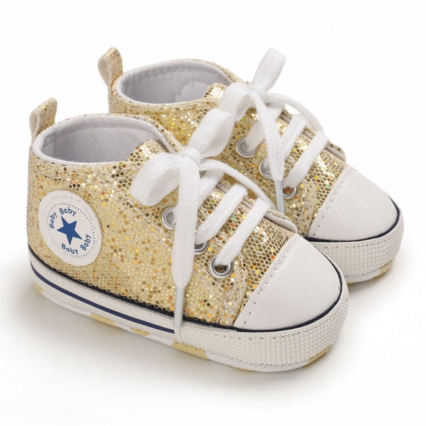 SHINEY CONVERSE INSPIRED KICKS BABY VIBES & CO.