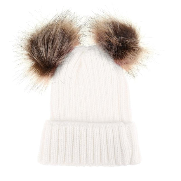 POM POM MAMA & ME MATCHING BEANIES - BABY VIBES & CO.