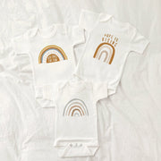 Baby Boy Rainbow Bodysuits BABY VIBES & CO.