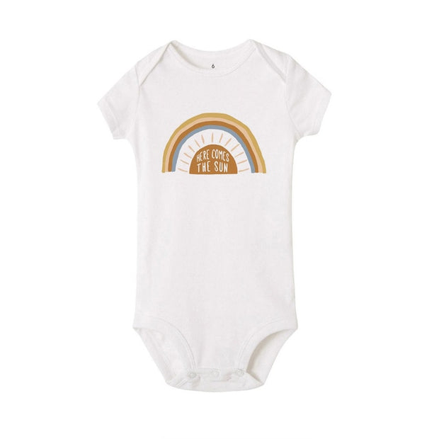 Baby Boy Rainbow Bodysuits BABY VIBES & CO.