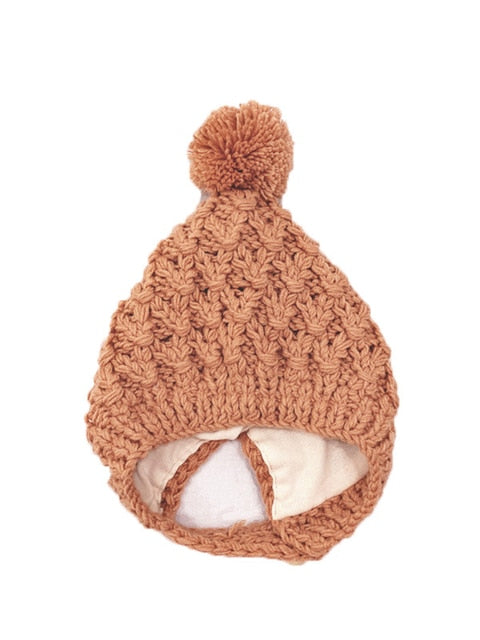 THE ASPEN POM POM KNIT CAP BABY VIBES & CO.