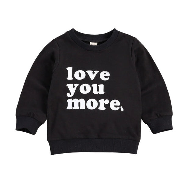 Long Sleeve Love You More Crew Neck 6M-4Y BABY VIBES & CO.