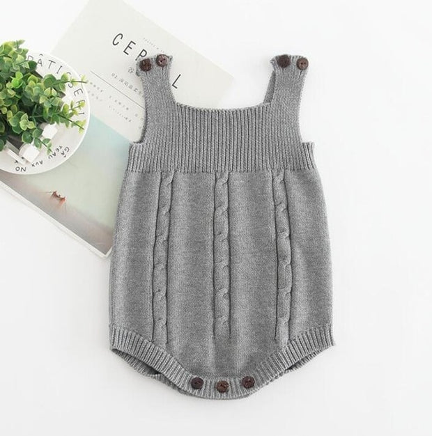 Knitted Overall & Wool Jumpsuit BABY VIBES & CO.