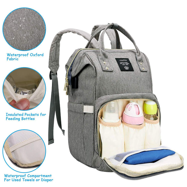 Large Capacity Diaper Bag Baby Lux Co.