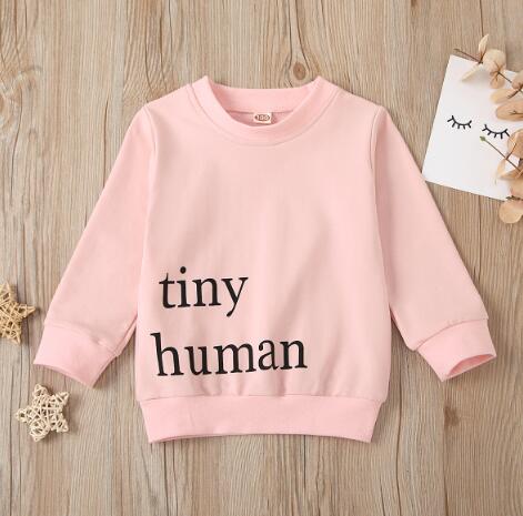 TINY HUMAN LOOSE CREWNECK 18M-5T - BABY VIBES & CO.