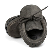 BABY MOCCASIN FRINGED BOOTIES BABY VIBES & CO.