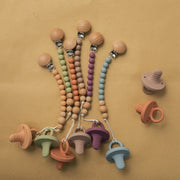 Boho Silicone Beaded Pacifer + Clip BABY VIBES & CO.