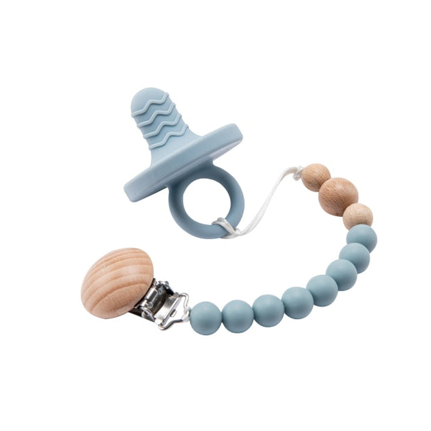 Boho Silicone Beaded Pacifer + Clip BABY VIBES & CO.