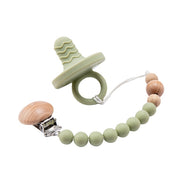 Boho Silicone Beaded Pacifer + Clip BABY VIBES & CO.