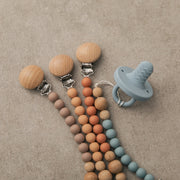 Boho Silicone Beaded Pacifer + Clip BABY VIBES & CO.