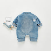 Blue Jean Denim Romper 3M-3T BABY VIBES & CO.