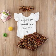 0-24M Baby Girls Summer 3pcs Floral High Waist Shorts + Headband BABY VIBES & CO.