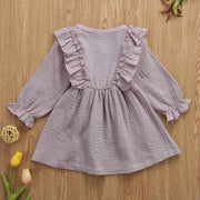 Long Sleeve Frilly Ruffled Dress 12M-5T BABY VIBES & CO.