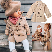 Toddlers Trendy Belted Trenchie 2-7T BABY VIBES & CO.