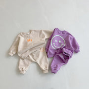 Thick Cotton Smiley 2 Piece Set 9M-2T BABY VIBES & CO.