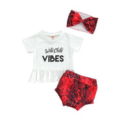 Wild Child Darlin Vibes 3 Piece Fringe Sets 6-24M BABY VIBES & CO.