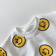 Boy/Girl Smiley 2 Piece Shirt+Short Set BABY VIBES & CO.