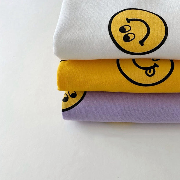 Boy/Girl Smiley 2 Piece Shirt+Short Set BABY VIBES & CO.