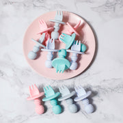 SILICONE FORK & SPOON SET BABY VIBES & CO.