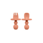 SILICONE FORK & SPOON SET BABY VIBES & CO.