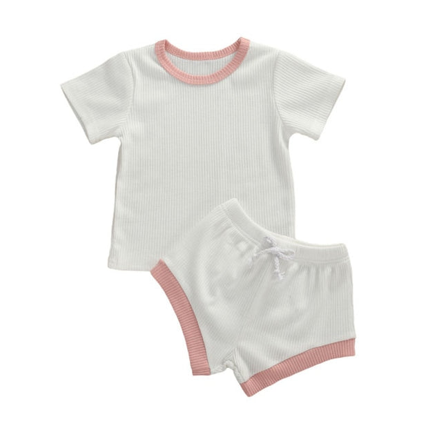 Cotton Solid Basics 2 Piece Set 0-3Y BABY VIBES & CO.