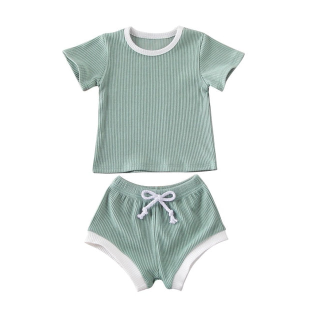 Cotton Solid Basics 2 Piece Set 0-3Y BABY VIBES & CO.