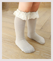 Baby Girl Knee High Lace Socks 3M-8Y BABY VIBES & CO.