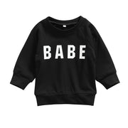 BABE CREW NECK SWEATSHIRT BABY VIBES & CO.