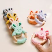 Baby Silicone Teether Rings BABY VIBES & CO.