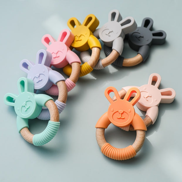 Baby Silicone Teether Rings BABY VIBES & CO.