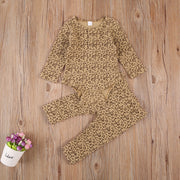 Leopard Pullover & Ribbed Leggins 2 Piece Set 0-4Y - BABY VIBES & CO.