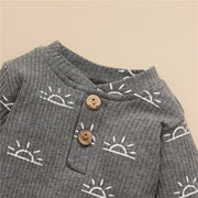 0-18M Knitted Sun Bodysuits 2PC Set BABY VIBES & CO.