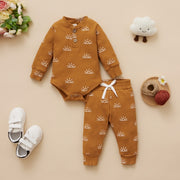 0-18M Knitted Sun Bodysuits 2PC Set BABY VIBES & CO.