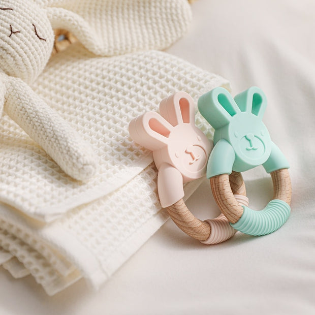 Baby Silicone Teether Rings BABY VIBES & CO.