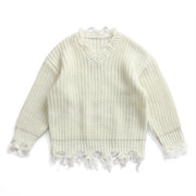 Distressed Long Sleeve Pullover 9M-5T - BABY VIBES & CO.