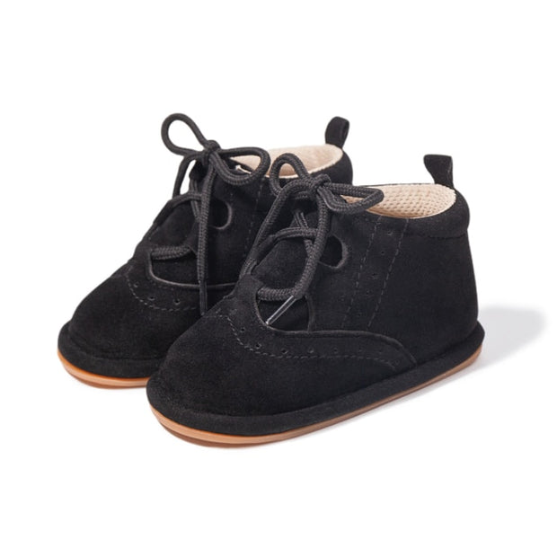 LEATHER SPORT LACE UP VINTAGE KICKS BABY VIBES & CO.