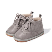 LEATHER SPORT LACE UP VINTAGE KICKS BABY VIBES & CO.