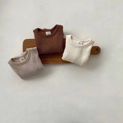 Chunky Waffle Sweaters 3-24M BABY VIBES & CO.