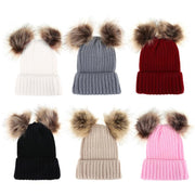 POM POM MAMA & ME MATCHING BEANIES - BABY VIBES & CO.