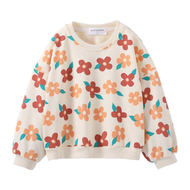 3T-8T Brindy Kingdom Floral Pullover BABY VIBES & CO.